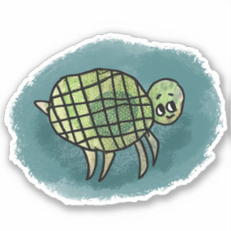 Schildkrötenkleber Aufkleber