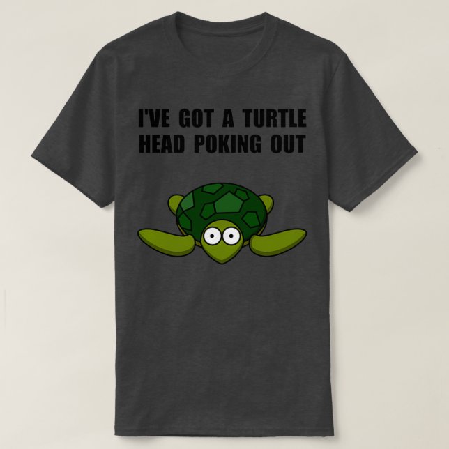 Schildkrötenkopfausstechen T-Shirt (Design vorne)
