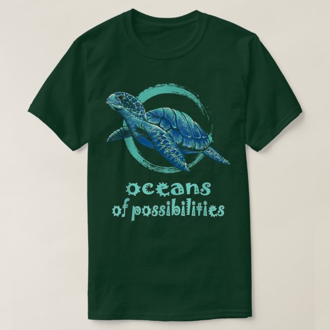 Schildkrötenozeane der Möglichkeiten Sommerlesen 2 T-Shirt (Design vorne)