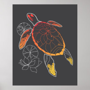 Schildkrötenposter Poster