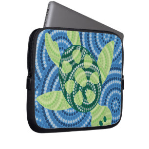 Schildkrötenpunktmalerei Laptopschutzhülle