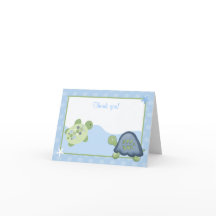 Schildkrötenriff (Light Blue) geklappt Danke Karte