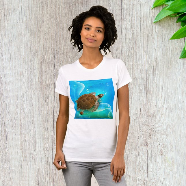 Schildkrötenschwimmerinnen T - Shirt (Von Creator hochgeladen)