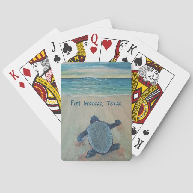 Schildkrötenspielkarten Spielkarten (Rückseite)