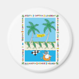 Schildkrötenstrände - Floridas Golfküste Magnet