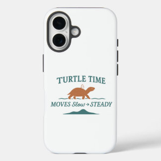 Schildkrötenzeit vergeht langsam und stetig iPhone 16 hülle
