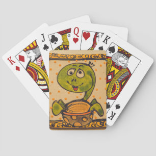 Schildkrötezeichnen Spielkarten