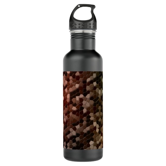 Schildpatt-Camouflage Trinkflasche (Vorderseite)