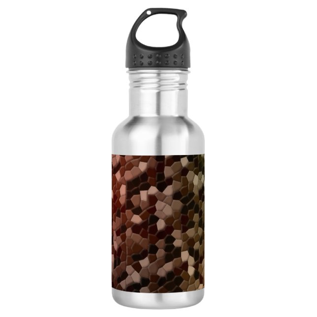 Schildpatt-Camouflage Trinkflasche (Vorderseite)