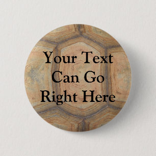 Schildpatt-Knopf Button