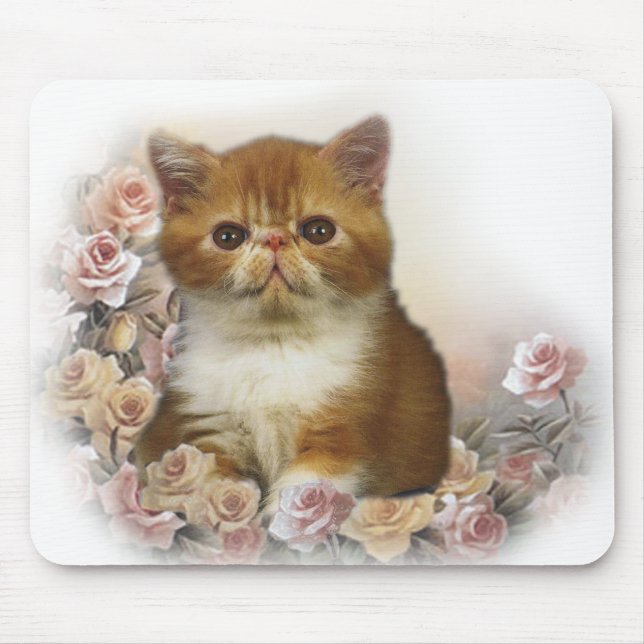 Schildpatt-Perserporträt Mousepad (Vorne)