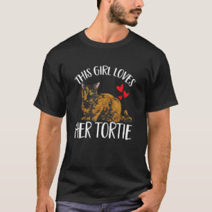 Schildpattkatze Dieses Mädchen liebt ihre Tortie T-Shirt