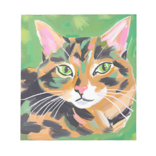 Schildpattkatze Notizblock