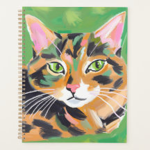 Schildpattkatze Wasserfarben Kunst