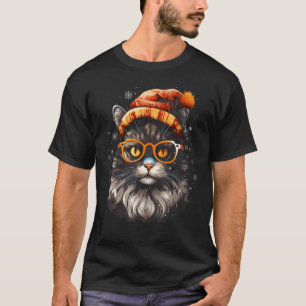 Schildpattkatze Weihnachts-Pyjama Familie Xmas Out T-Shirt