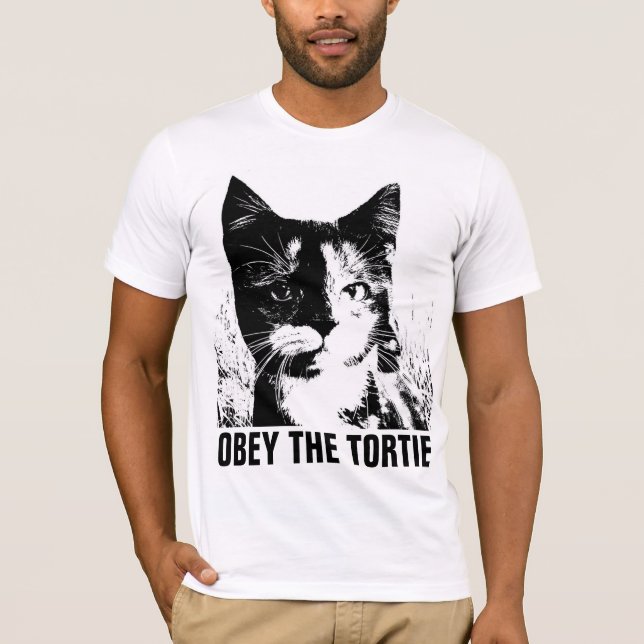SCHILDPATTTORTIE CAT-T - Shirts (Vorderseite)