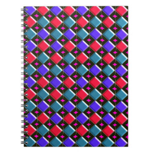 Schillernde Diamanten erstellen Sie Ihr Notebook Notizblock