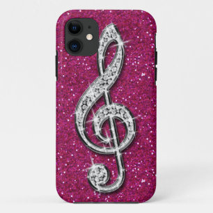 Schillernde funkelnd Diamant-DruckMusiknote Case-Mate iPhone Hülle