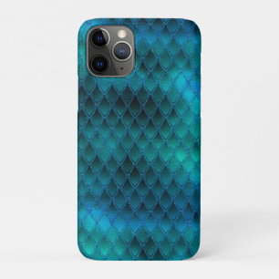 Schillernde Türkis- & Glitzer-Drachenschuppen Case-Mate iPhone Hülle