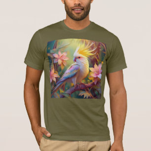 Schillerndes Flügel-Nymphensittich-Fantasie-Vogel T-Shirt