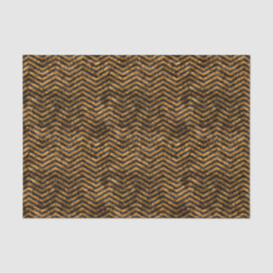 Schillerndes Gold u. schwarze Seidenpapier