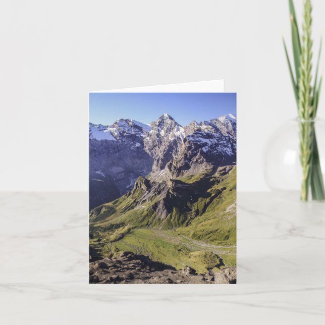 Schilthorn Note Card Dankeskarte (Vorderseite)