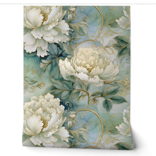 Schimmerendes Evergreen Elegance Botanisch Tapete