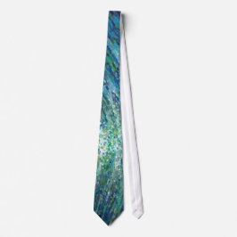 Schimmernde Ozean-Wellen-Silk Krawatte durch Juul
