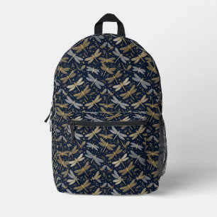 Schimmernder Libellen-Rucksack Bedruckter Rucksack