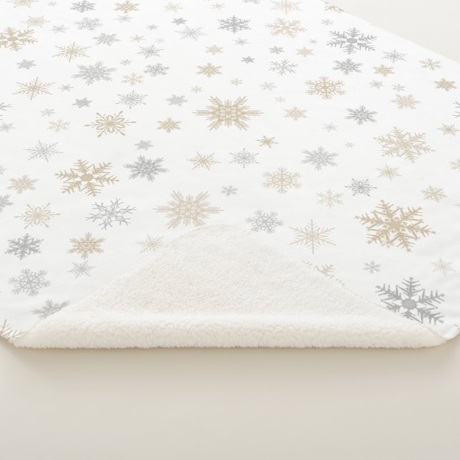 Schimmernder Schnee Sherpadecke (3/4)