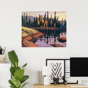 Schimmerndes Wasser Lawren Harris Poster