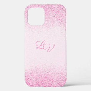 Schimmerrosa Glitzer Staub Case-Mate iPhone Hülle