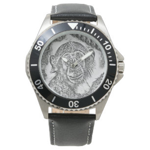 Schimpanse20161101 Armbanduhr