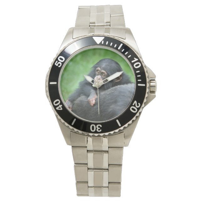 Schimpanse 005 armbanduhr (Vorderseite)