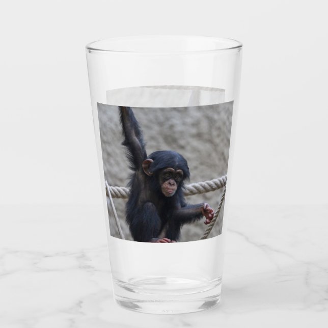 Schimpanse 017 glas (Vorderseite)