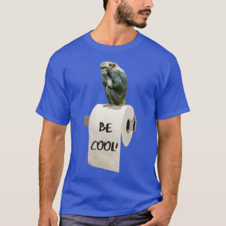 Schimpanse auf Toilettenpapier T-Shirt