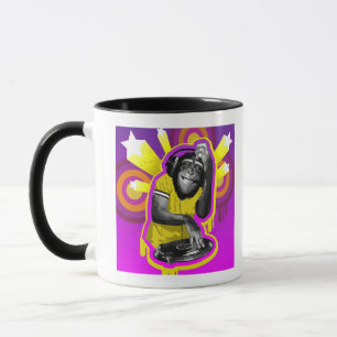 Schimpanse DJ Tasse