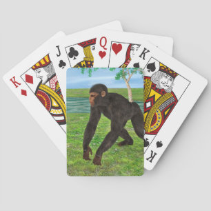 Schimpanse Spielkarten