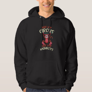 Schimpanse Zirkus Zoo Tier Affe Affe Hoodie