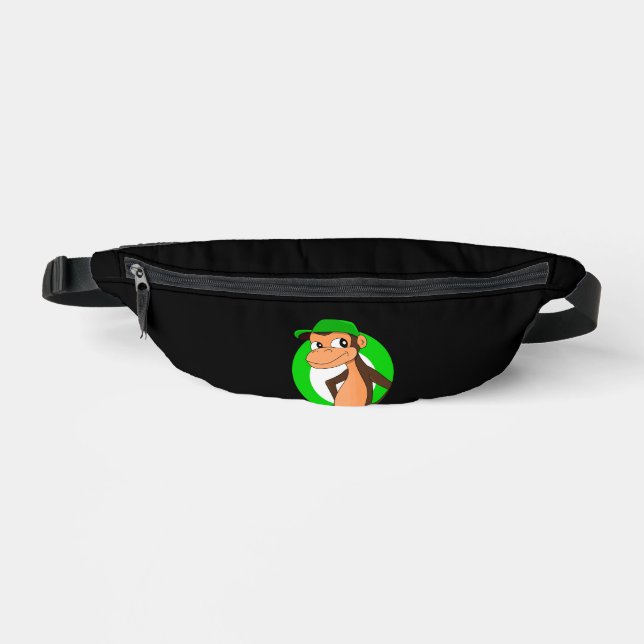 Schimpansen-Cartoons  Bauchtasche (Vorderseite)