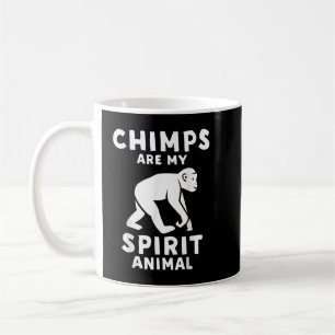 Schimpansen sind mein Geist Tierfreude Schimpanse Kaffeetasse