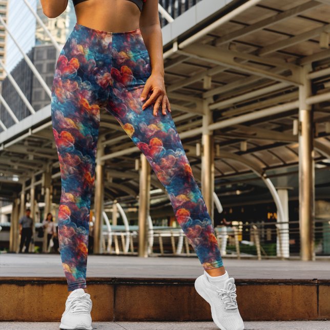 Schimpfende Herz-Leggings - Niedlich Leggings (Von Creator hochgeladen)