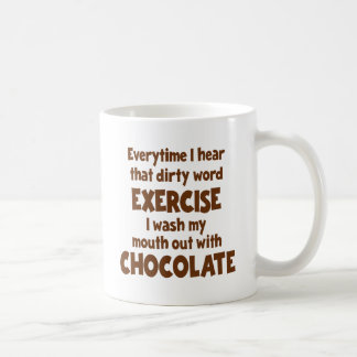 Schimpfwort-Übung 1, braun Kaffeetasse