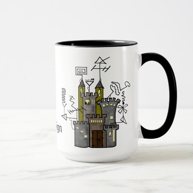 Schinken-Radio-Schlossshack-Tasse   fertigen es Tasse (Rechts)