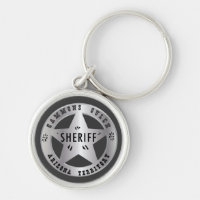Schinkengulch-Sheriff-Abzeichen-Schlüsselkette