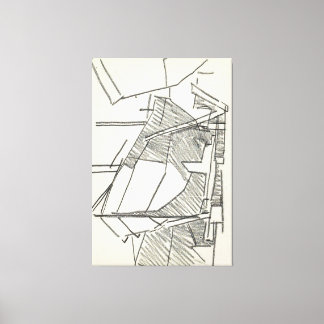 Schip op een werfhelling leinwanddruck