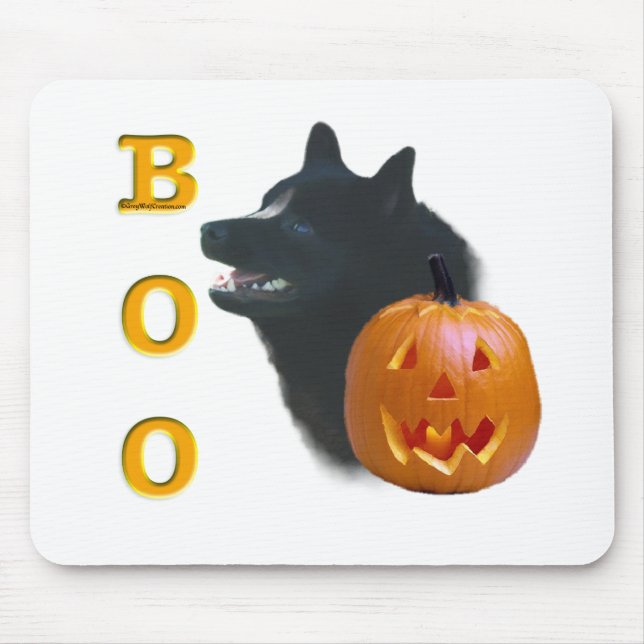 Schipperke Boo Mousepad (Vorne)