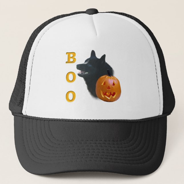 Schipperke Boo Truckerkappe (Vorderseite)