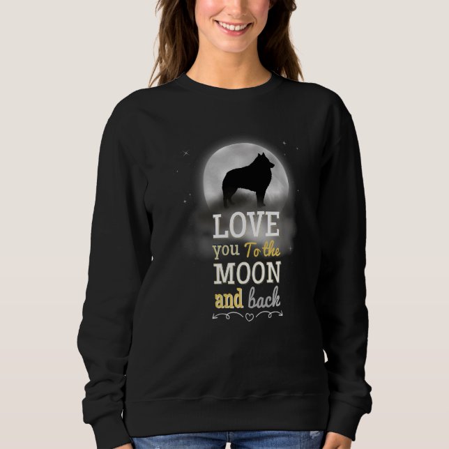 Schipperke-Hunderasse  1 Sweatshirt (Vorderseite)