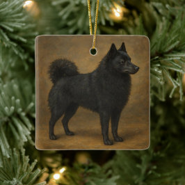 Schipperke Keramikornament
